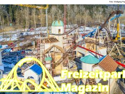 Aufbau des Themenbereichs „Sonnenbucht“ in FANTASIA (Januar 2025)